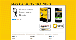 Desktop Screenshot of maxcapacitytraining.com