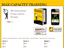 Tablet Screenshot of maxcapacitytraining.com